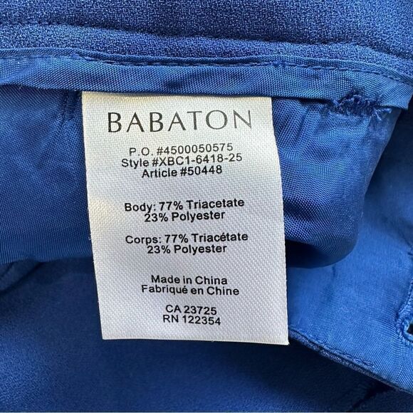 Aritzia Babaton Blue Antoine Shorts Sz 00 - Picture 6 of 10
